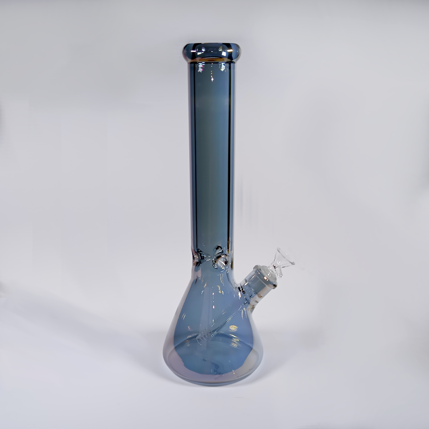 Atomic Bong Opal 36 cm – tall glass bong with opal accents, delivering powerful hits and elegant modern design.