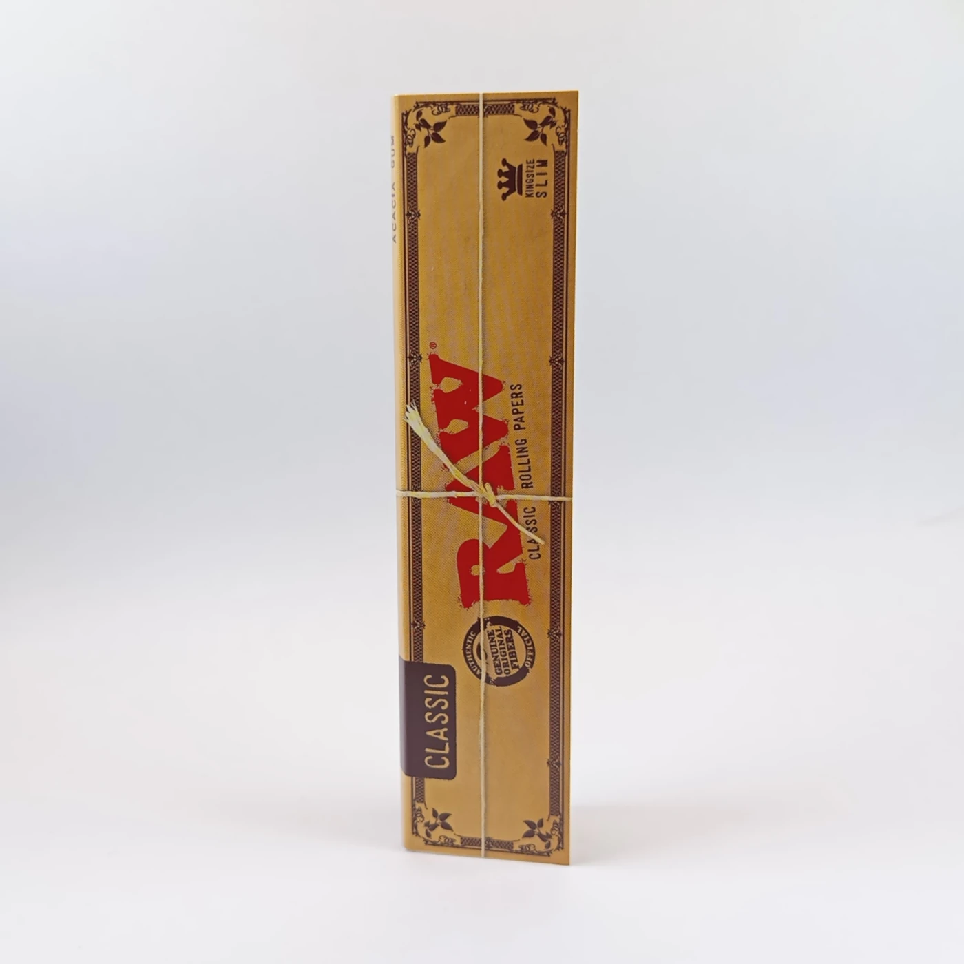 RAW Classic King Size Slim rolling papers – natural unrefined hemp papers for smooth, slow burn