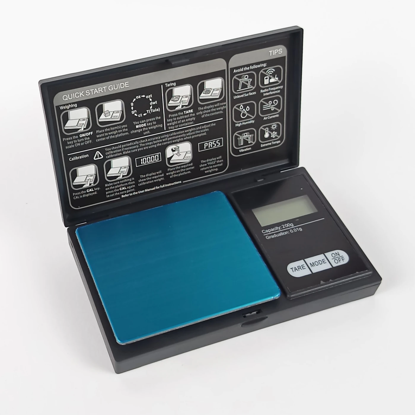 Professional Mini Digital Scale – 200 g / 0.01 g